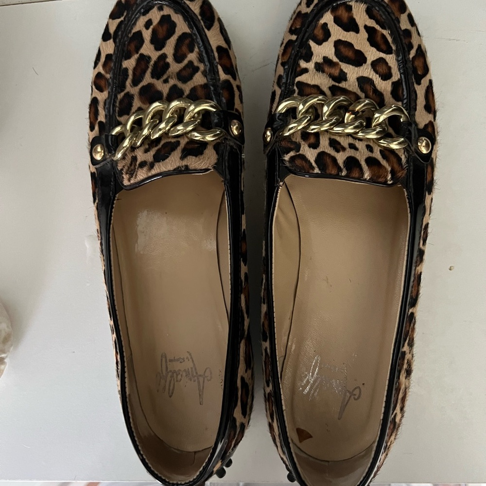 Leopard Print Faux Fur Amalfi Loafers